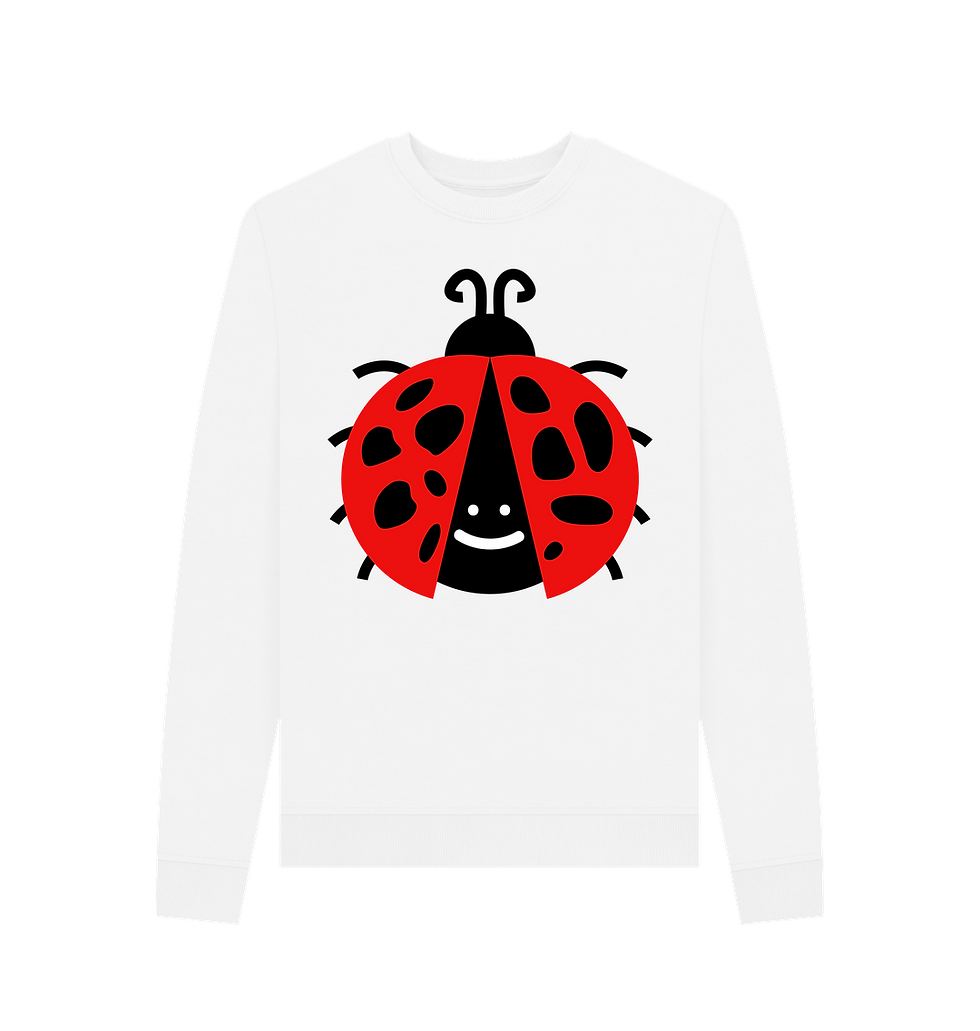 Miniatura: Ladybug Charm Organic Crewneck Sweater