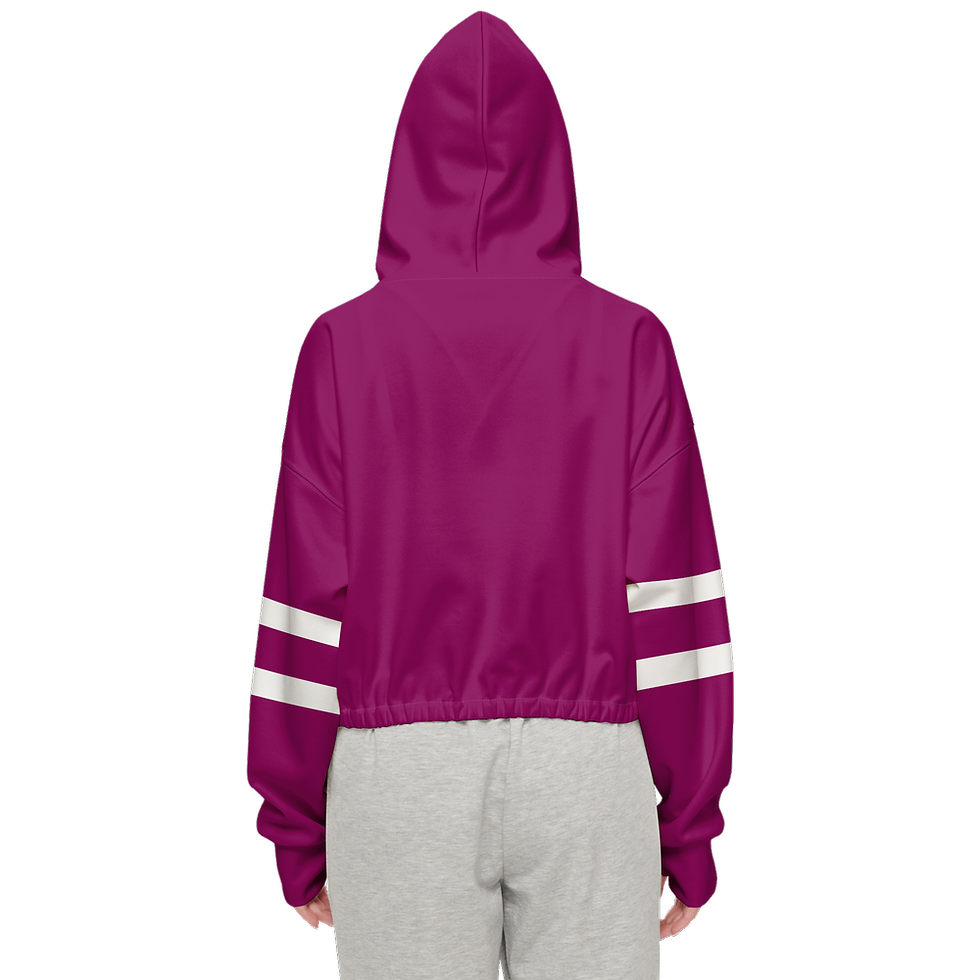 Miniatura: Women's Cropped Full-Zip Hoodie-Super Heavy 375g