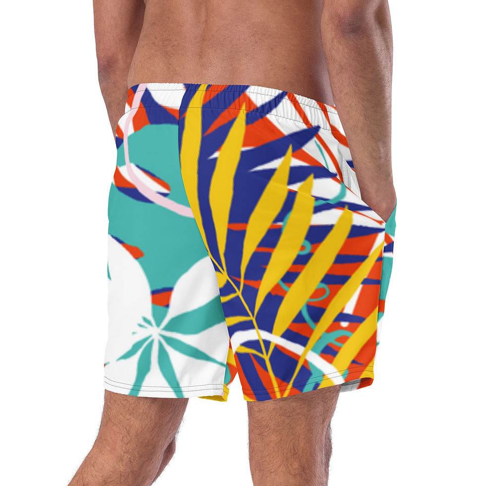 Thumbnail: All-Over Print Recycled Swim Trunks