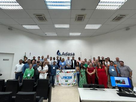 Nos dias 9 a 11 de setembro, gerente executivo do Distar e Coordenador II, participa da 5ª reunião ordinária do Fórum Nacional de Comitês de Bacias em Brasília-DF.