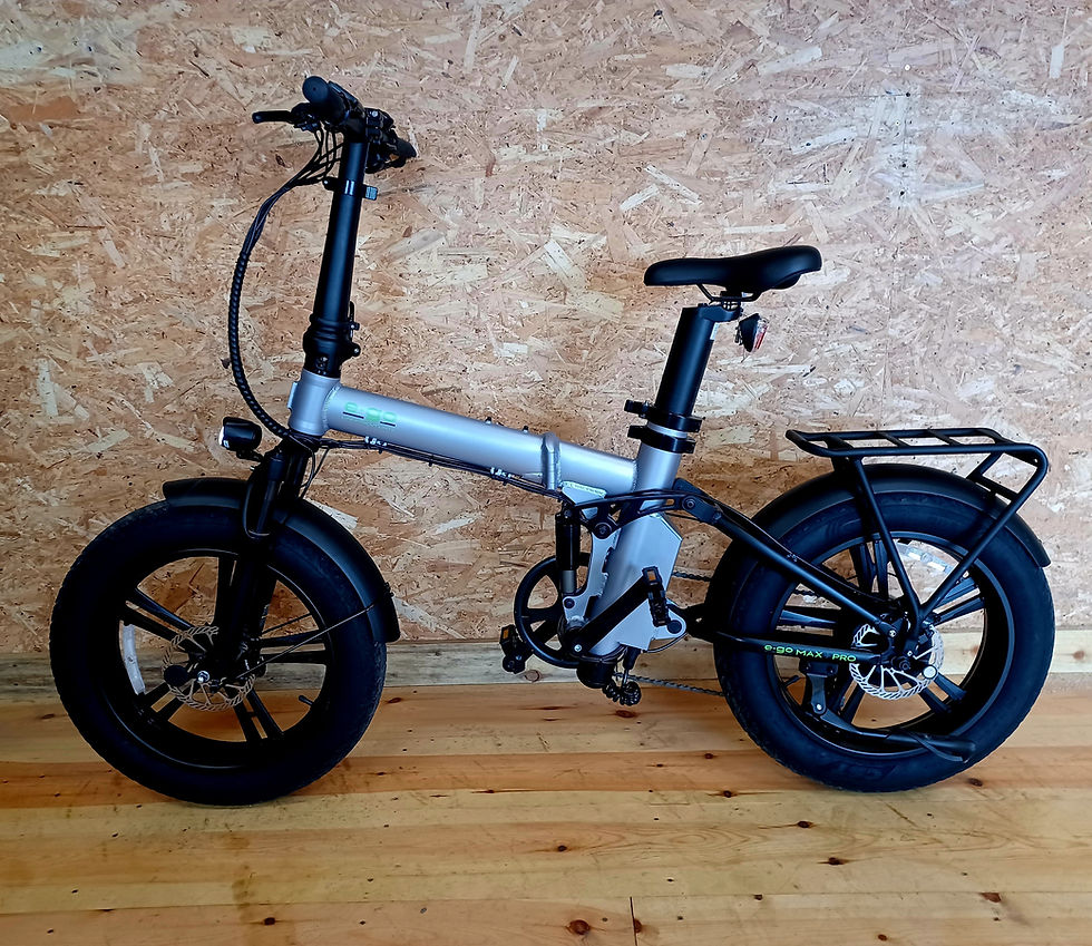 Thumbnail: Ego Fat Tyre Folding Bike Full Suspension