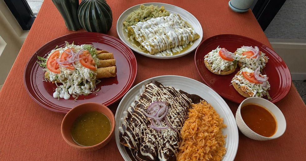 Arranged Food and Objects