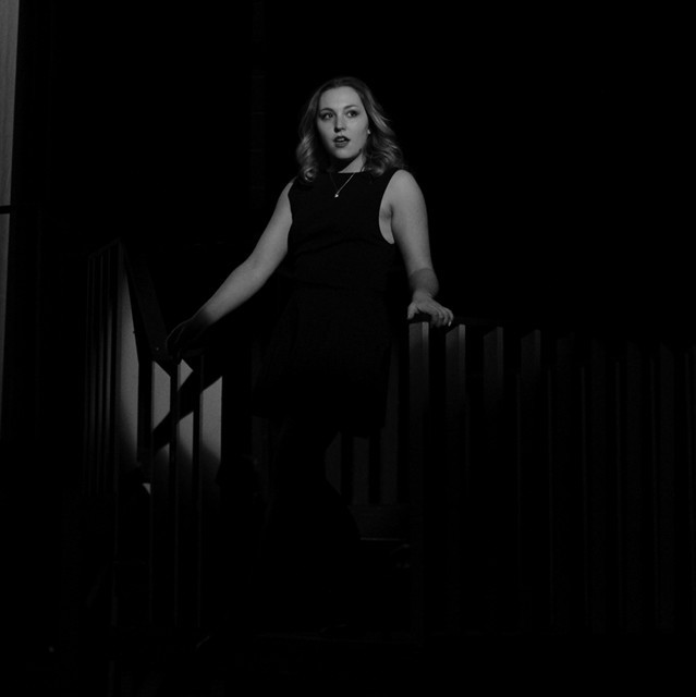 Alex performing at her final showcase for Performing Arts Academy at Ocean County College