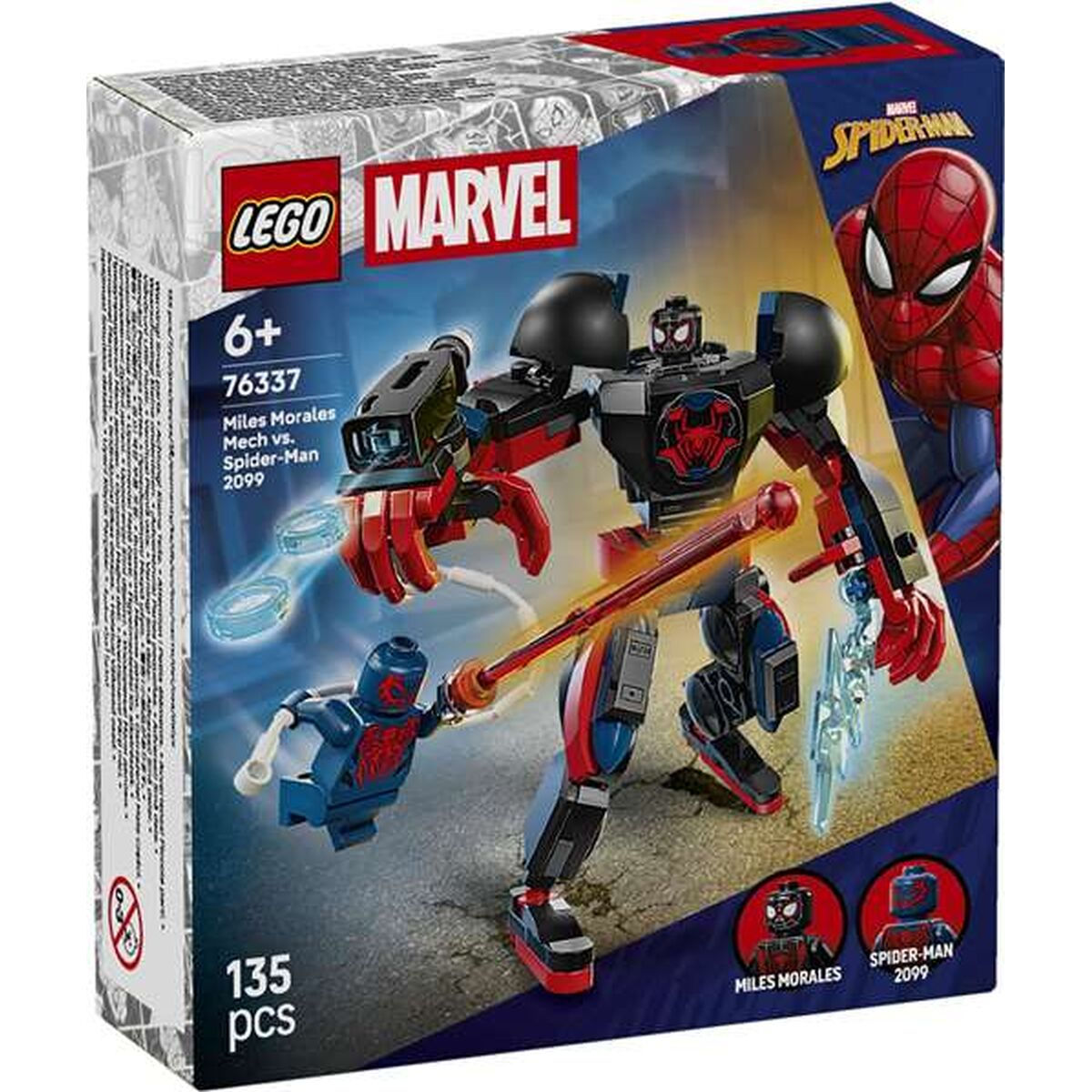LEGO Marvel Spider-Man mech building set box