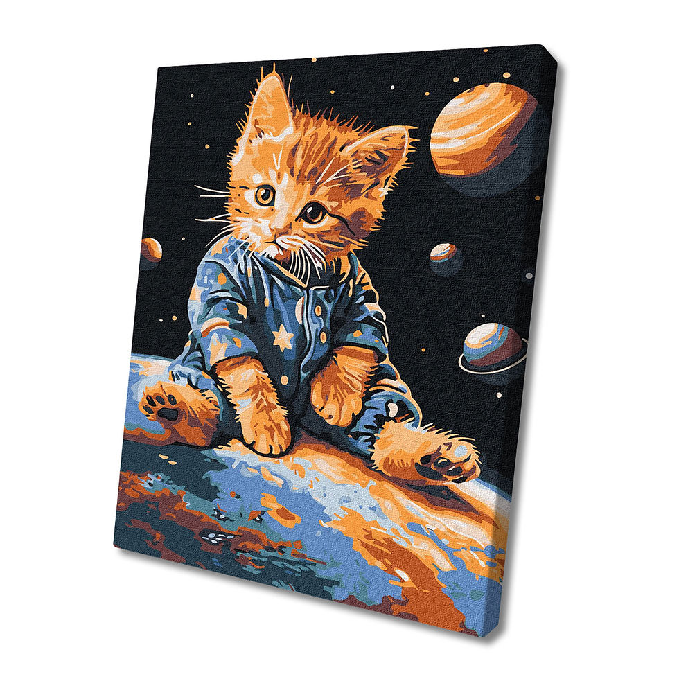 Thumbnail: Painting by Numbers kit Star kitten KHO6646