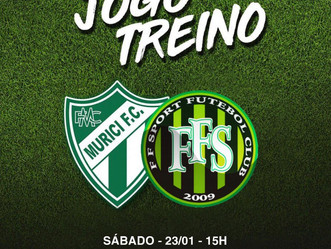 Murici recebe FF Sport, em segundo jogo-treino da temporada 2021