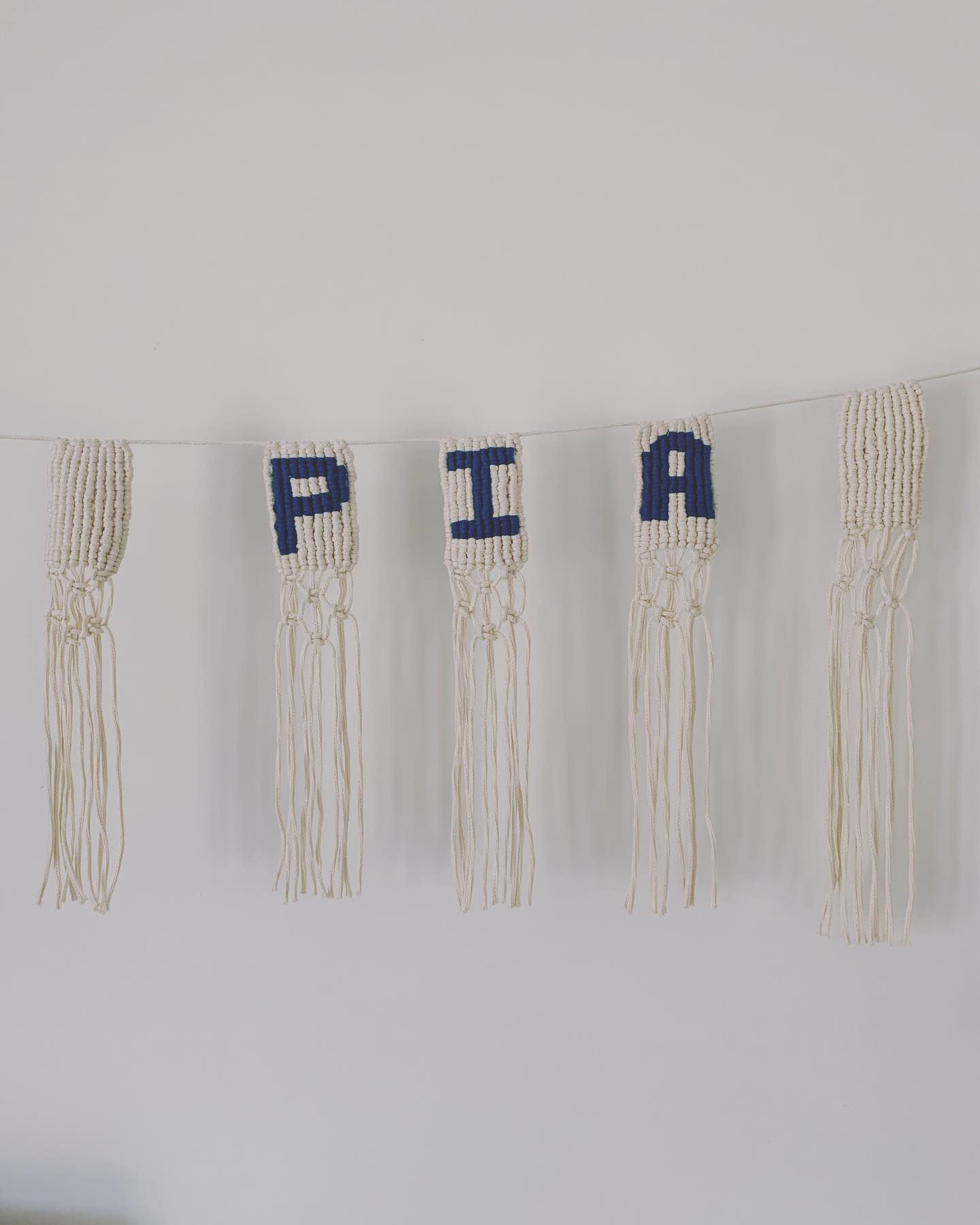 Macramé Worded Bunting