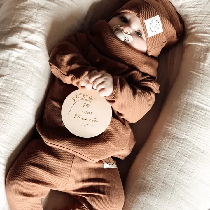 Miniaturbild: Cosy Roots Organic Rip Sweatshirt - Walnut