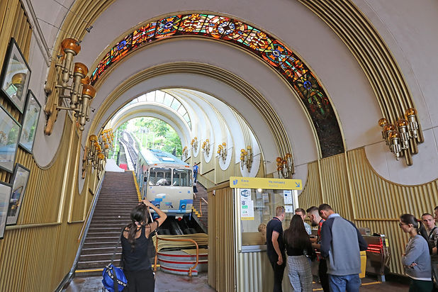 Funicular in Kiev Ukraine