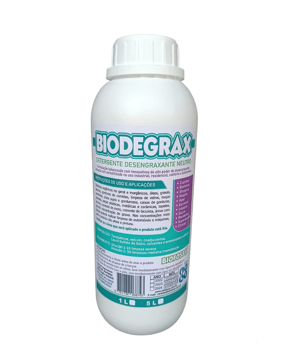 Detergente Desengraxante Neutro Automotivo Biodegrax