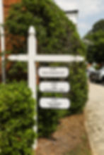 Sign showing Luna Mindful Infusions Location
