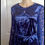 Thumbnail: Handmade blue/purple velvet dress