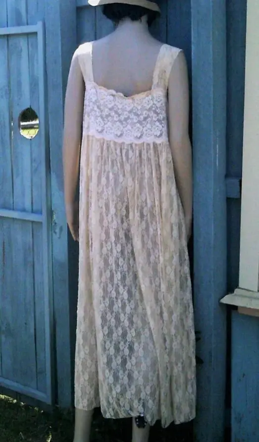 Thumbnail: New Cream Lace Dress