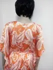 Thumbnail: Nicola Finetti orange and white paisley dress