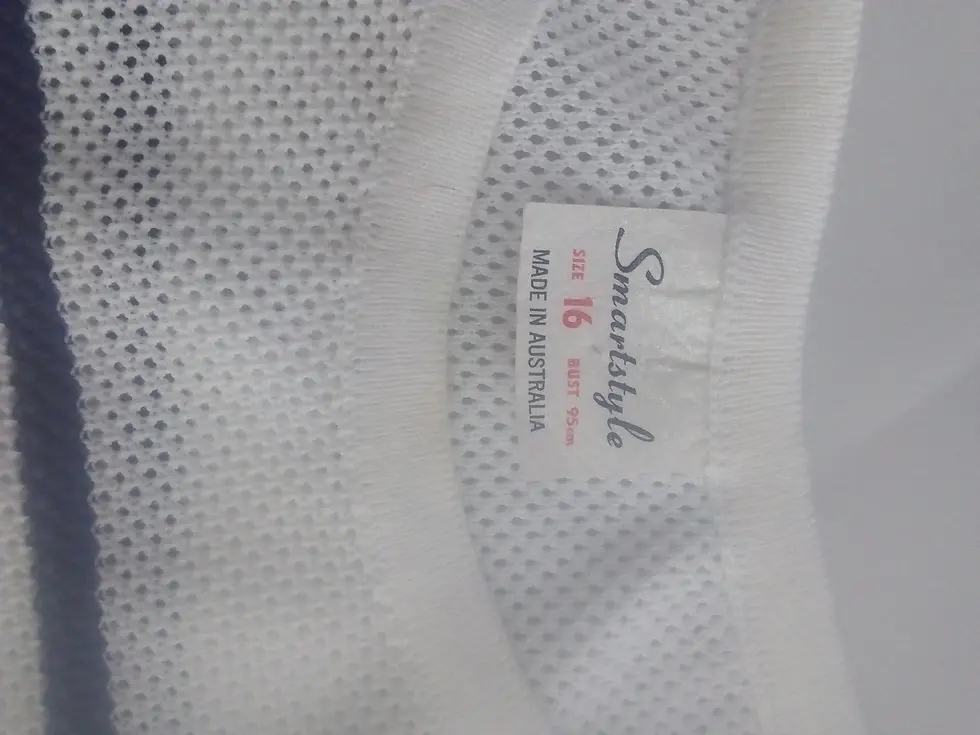 Thumbnail: Vintage striped net top