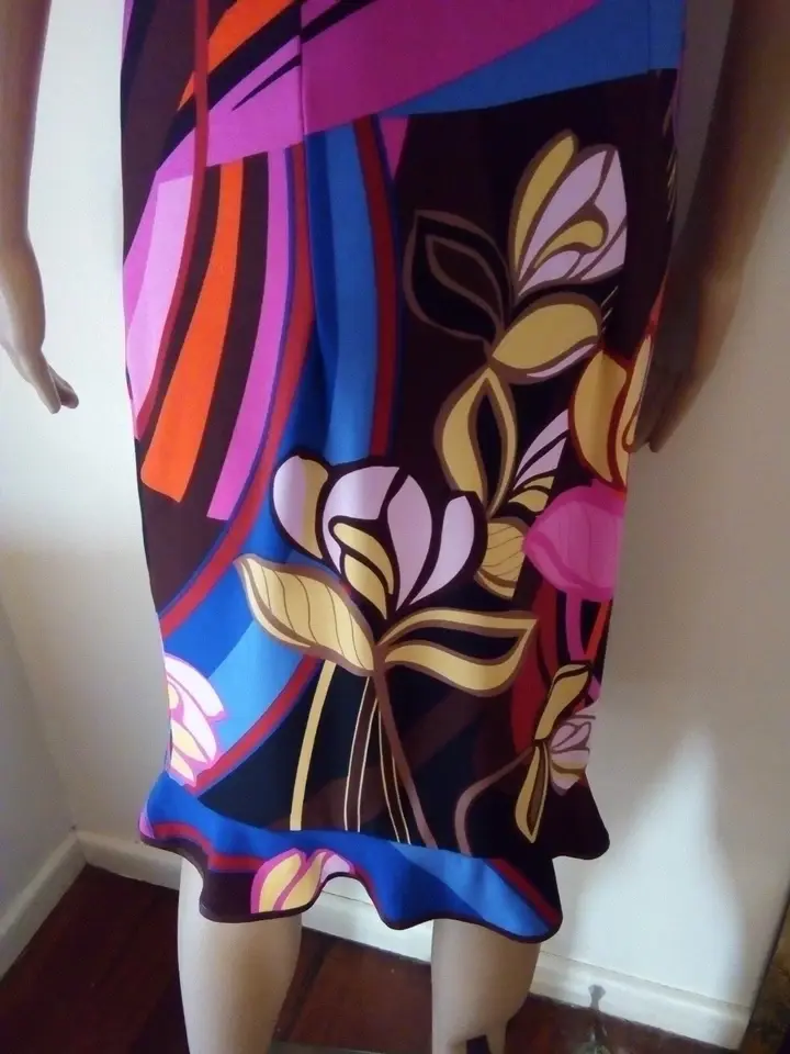 Thumbnail: Vivienne Francine multi coloured dress.