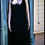 Thumbnail: Vintage Black 100% Linen Dress
