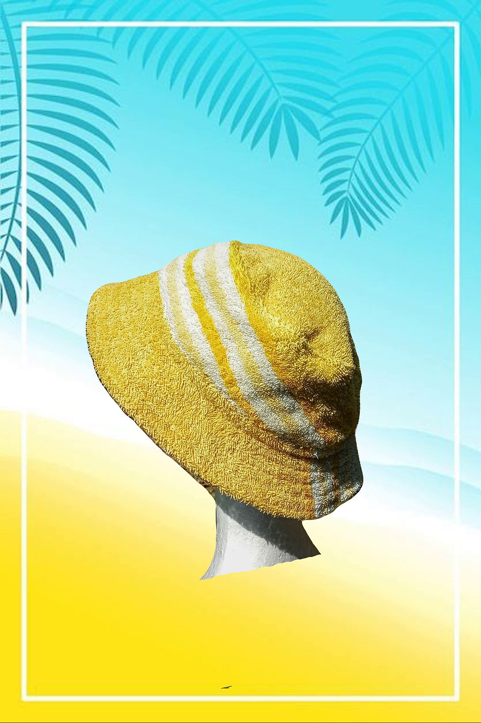 Thumbnail: Handmade Reversible Terry Towel Bucket Hat