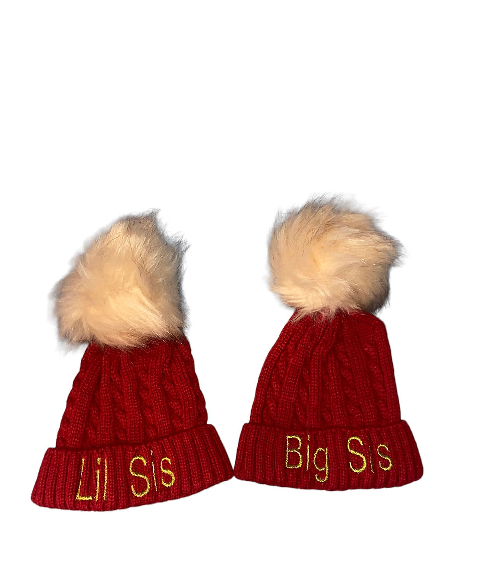 Thumbnail: Red pompom hat 