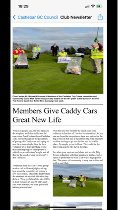 Recycling Old Golf Carts