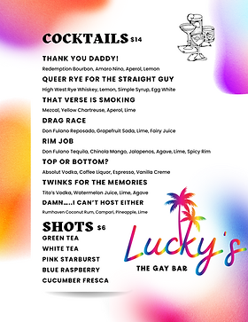 ラッキーバー 2点 Cocktails | Lucky
