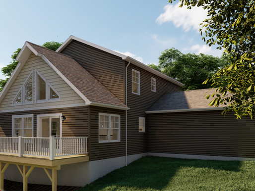 Custom modular home built by Corey's Construction