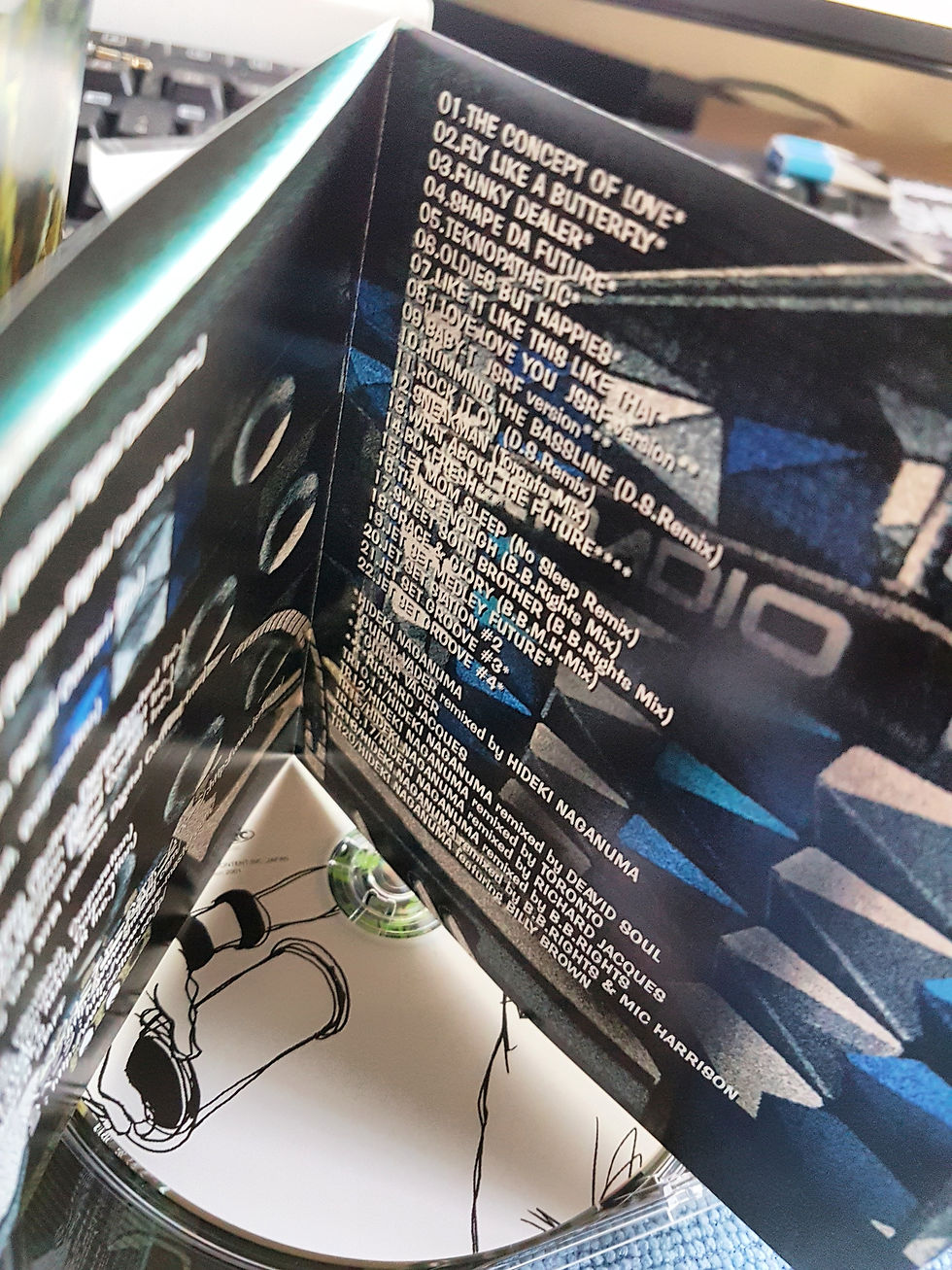 Inside the JSRF Jet Set radio Future CD album cover