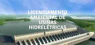 Imagem de usina hidreletrica para ser licenciada
