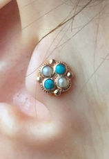 Photo of a customer with a tragus piercing