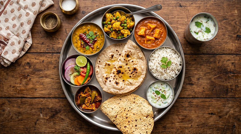 Traditional Vegetarian Thali