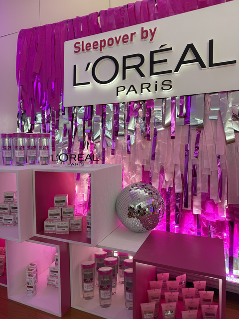CENOGRAFIA PARA ATIVAÇÃO DE MARCA L'ORÉAL PARIS experiencia de marca influenciadores