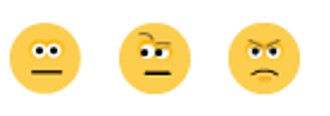 3 emojis