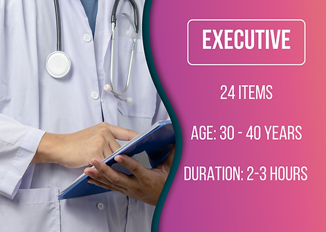 health check up package executive