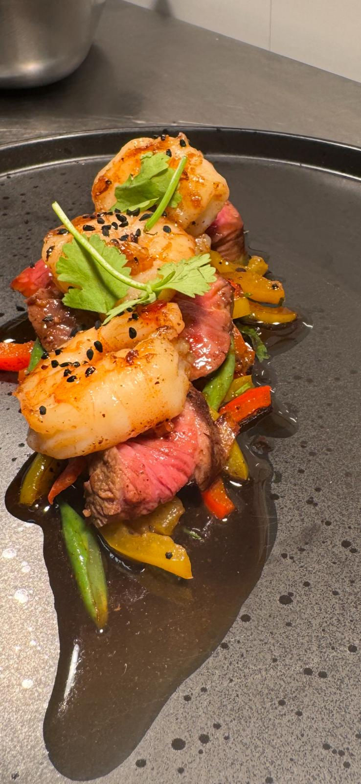 Surf & Turf Asian Style