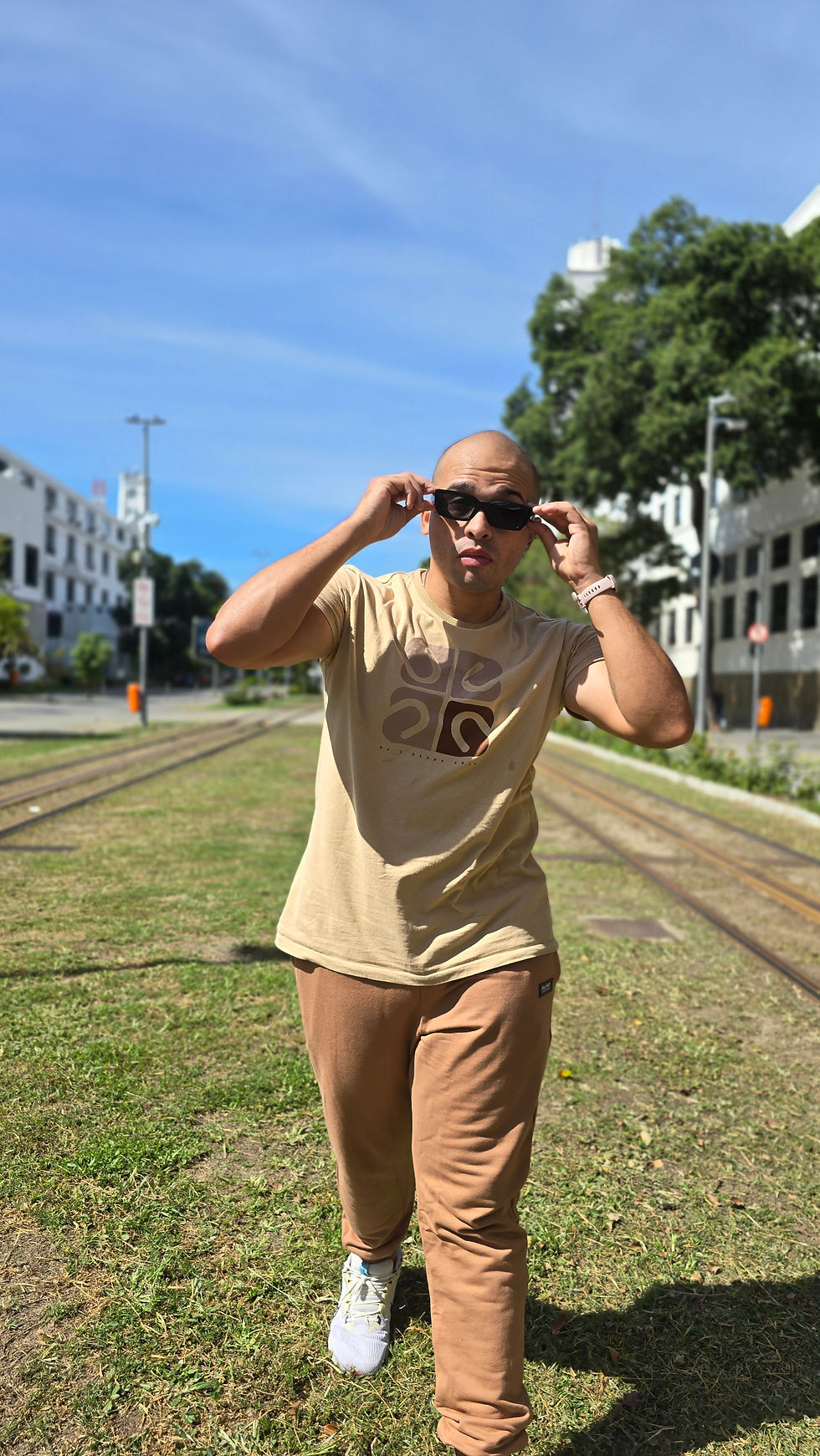 Miniatura: Jogger Moletom Bege
