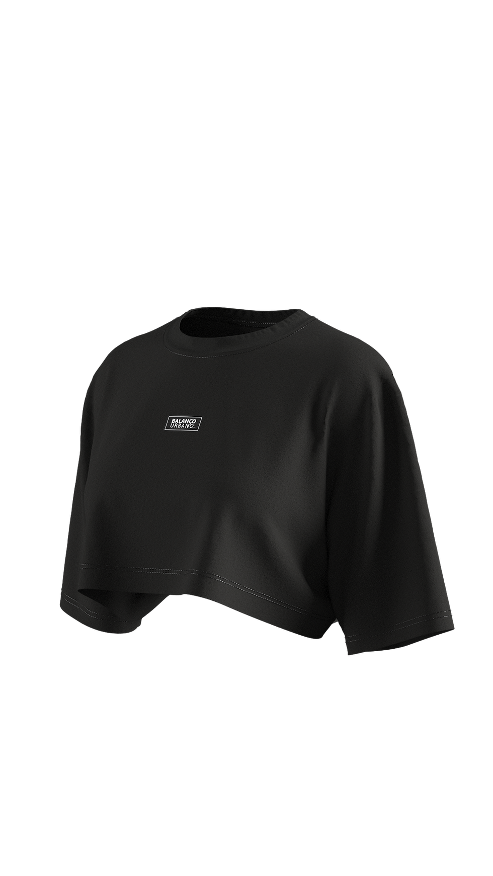 Miniatura: Cropped Oversize Logo Zouk Black