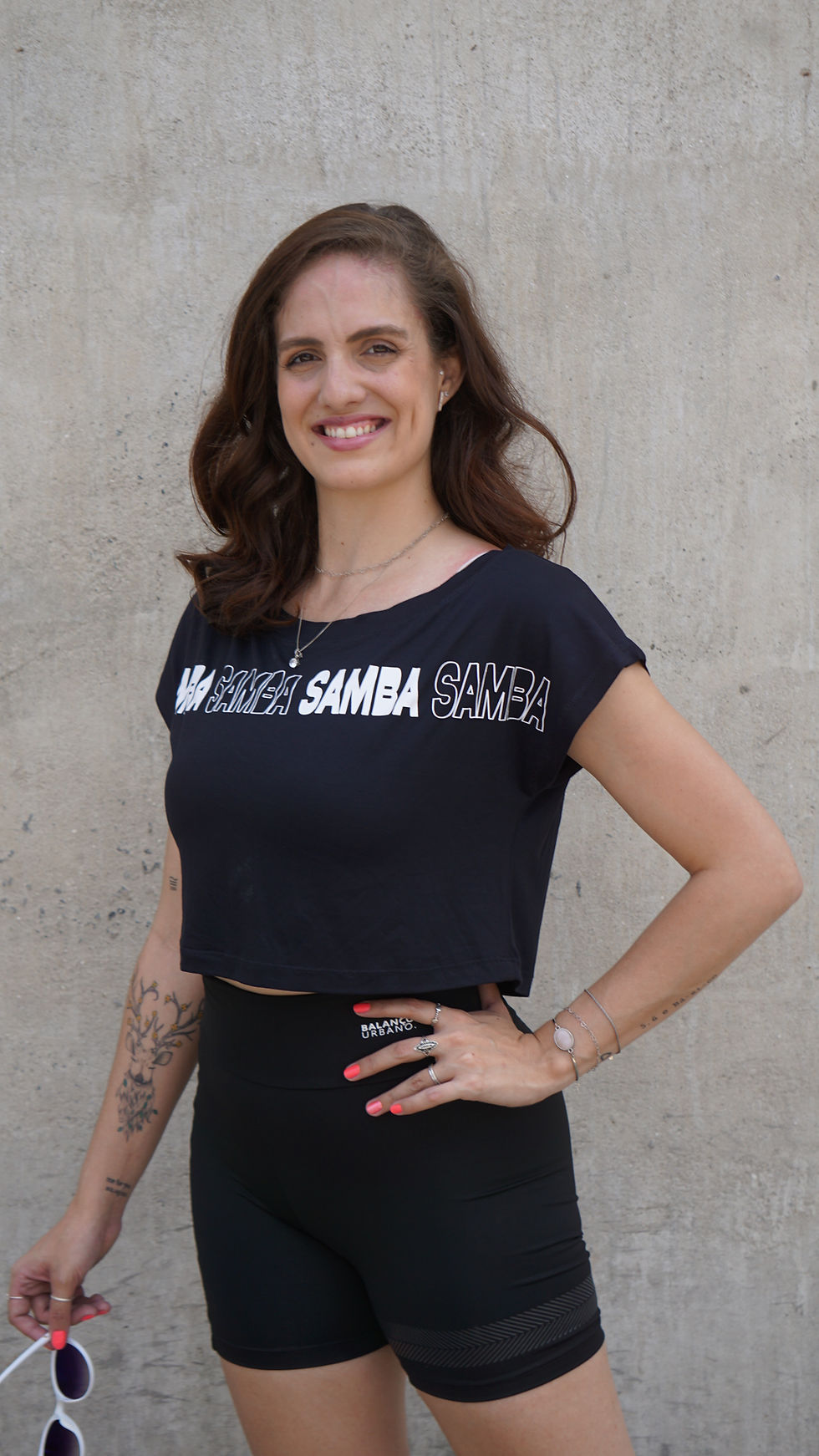 Miniatura: Camisa Cropped Samba preta