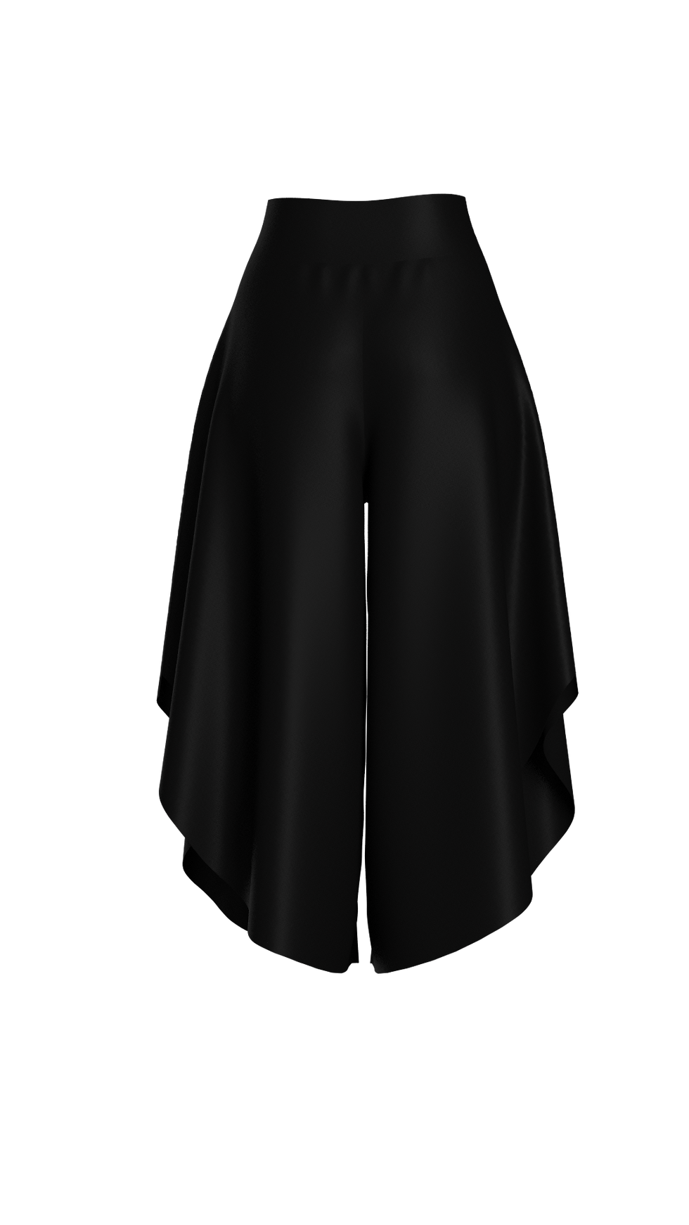 Miniatura: Calça Pantacourt Assimetrica Black