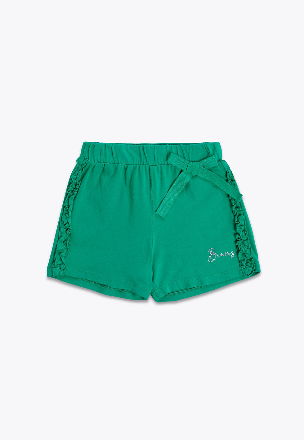 Shorts con Rouches in Jersey Stretch