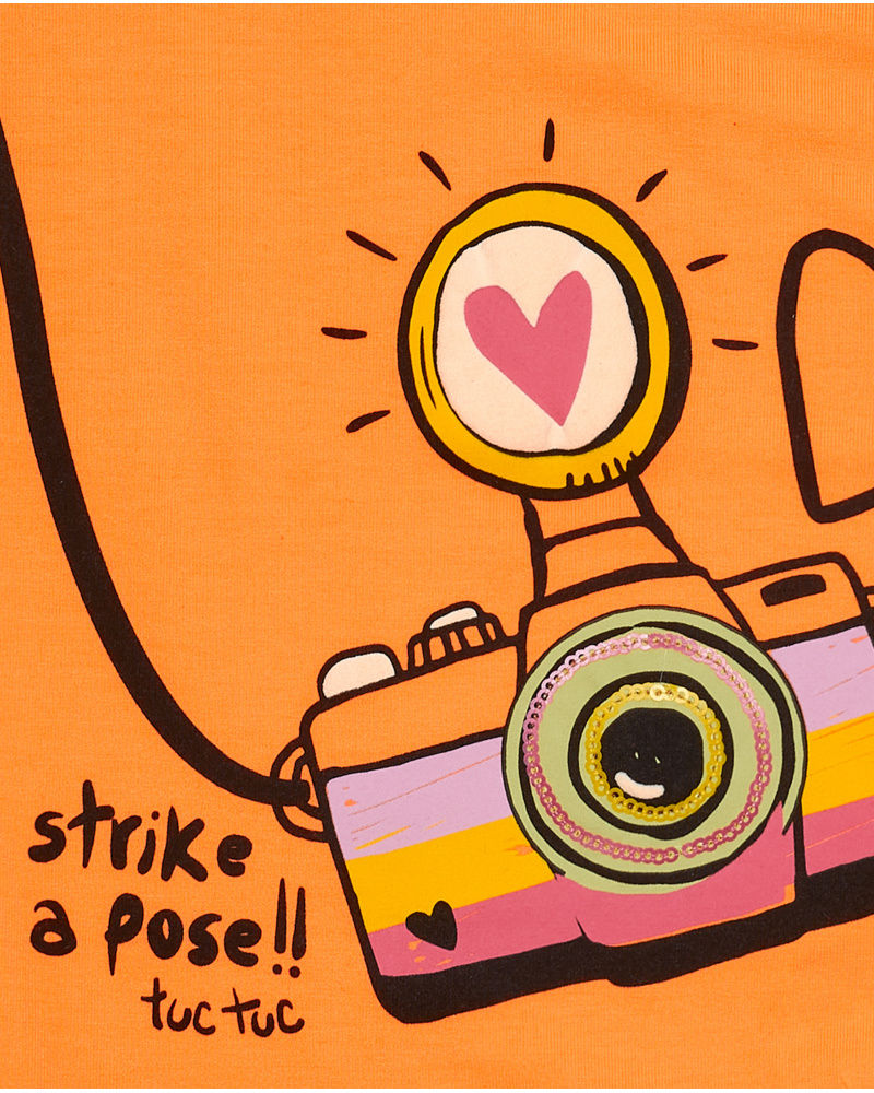 Miniatura: T-shirt per bambina Tuc Tuc SAY CHEESE