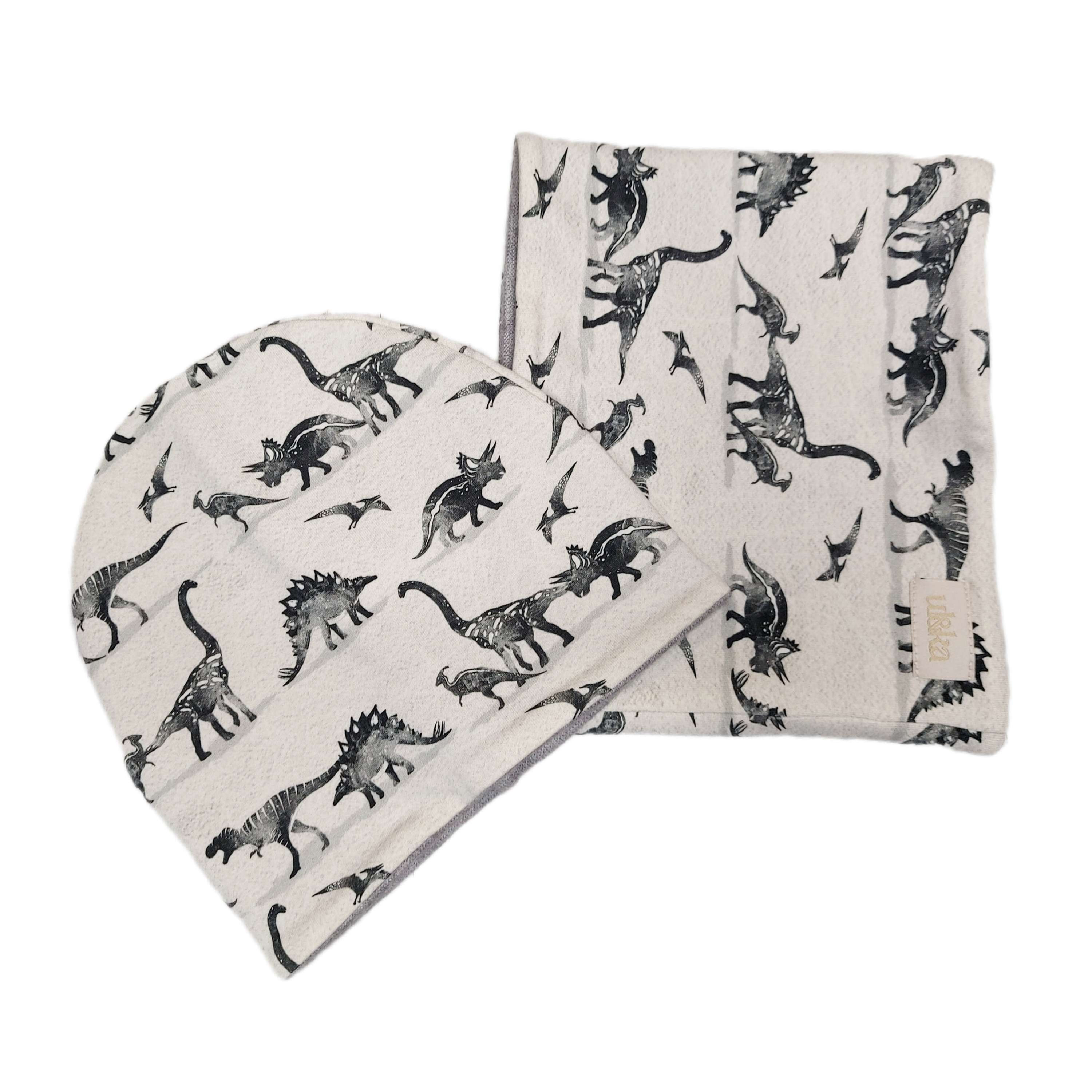 Set Berretto e Scaldacollo Rivestito Dino