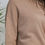 Miniatura: Maglia donna color cammello in lana merino e cashmere Made in Italy – Lu-Lù