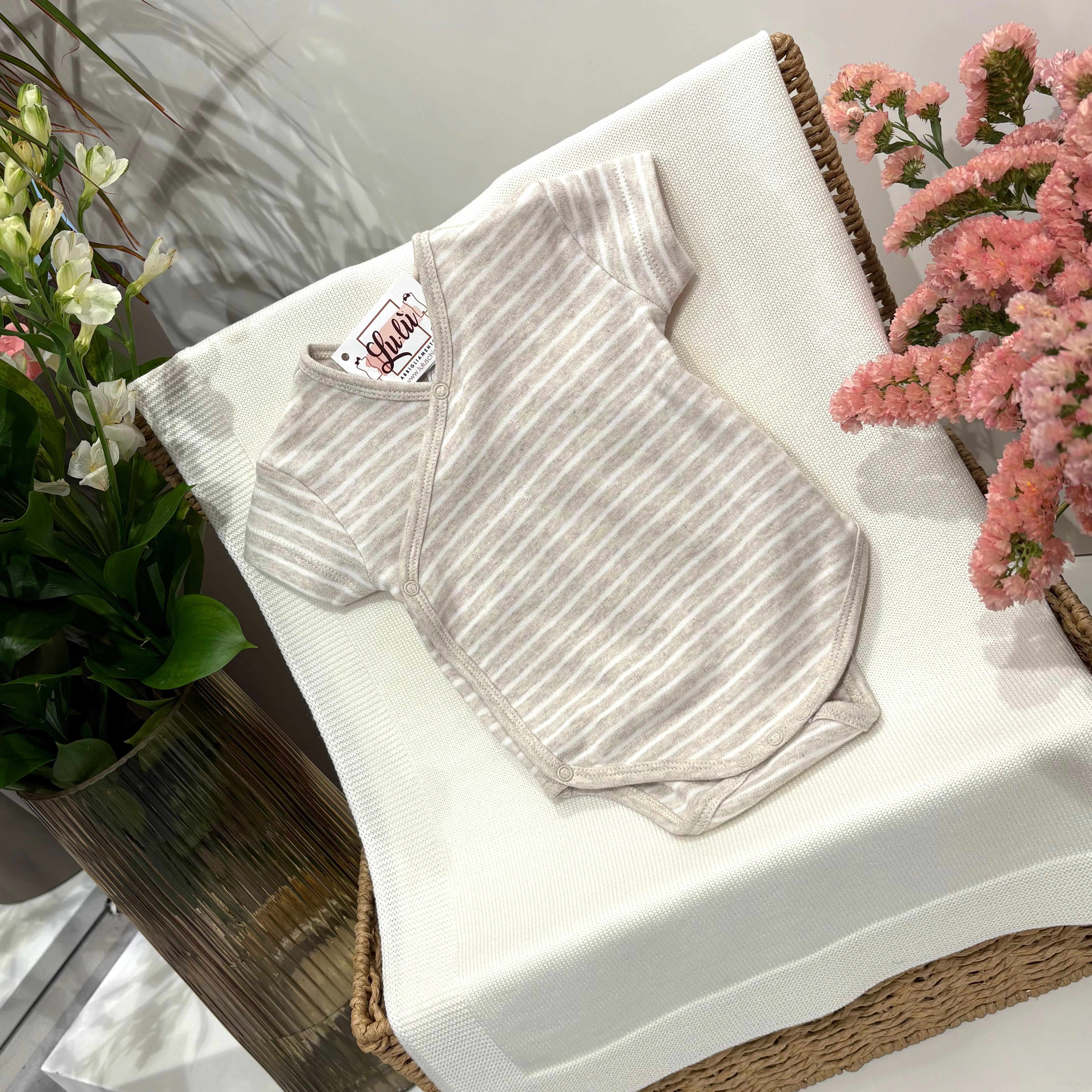 Body da Neonato in Cotone Organico – Mezza Manica – Jacky