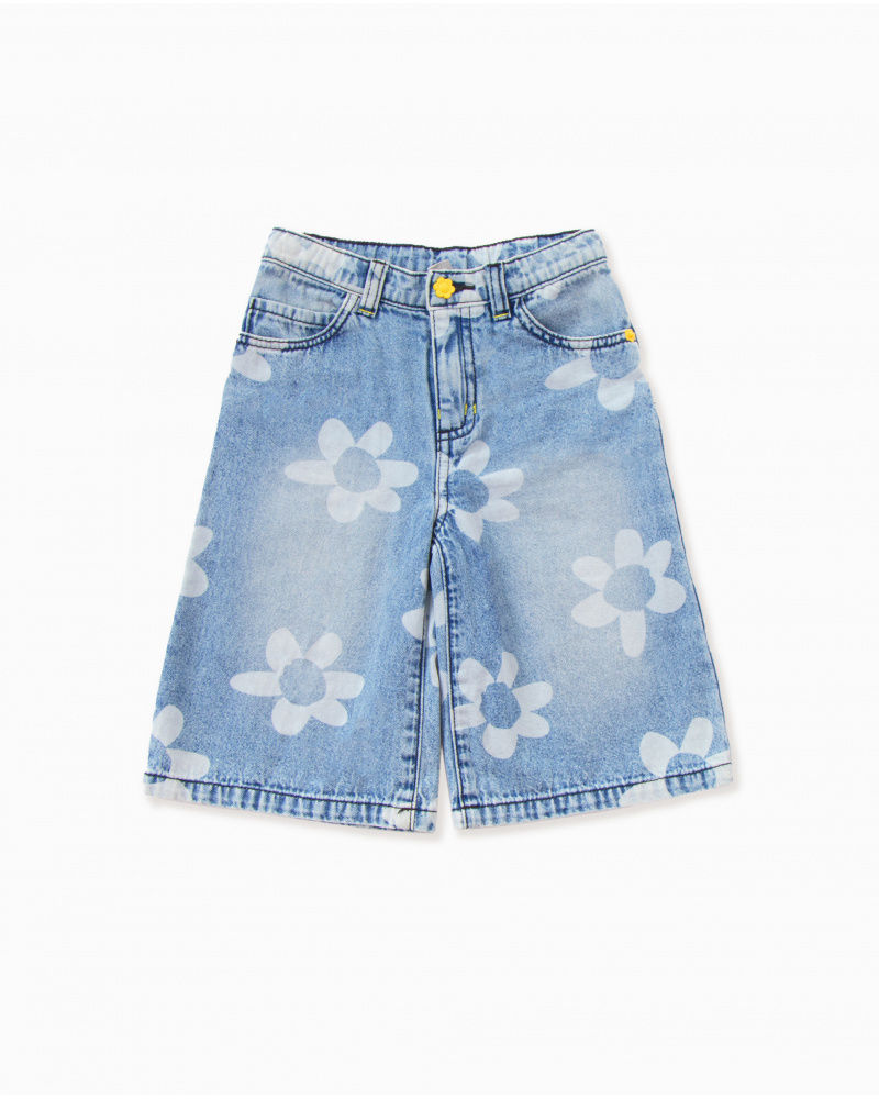 Pantaloni in denim blu da bambina Tuc Tuc