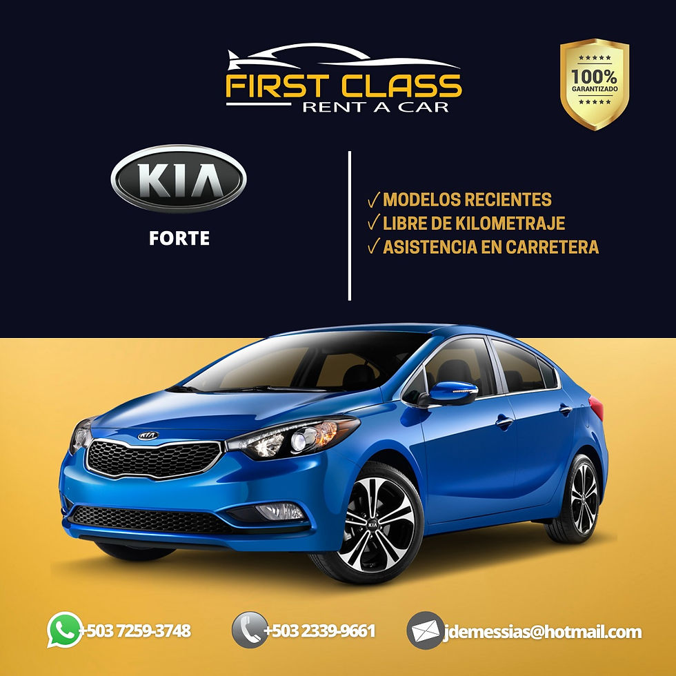 Kia Forte desde $30 diarios