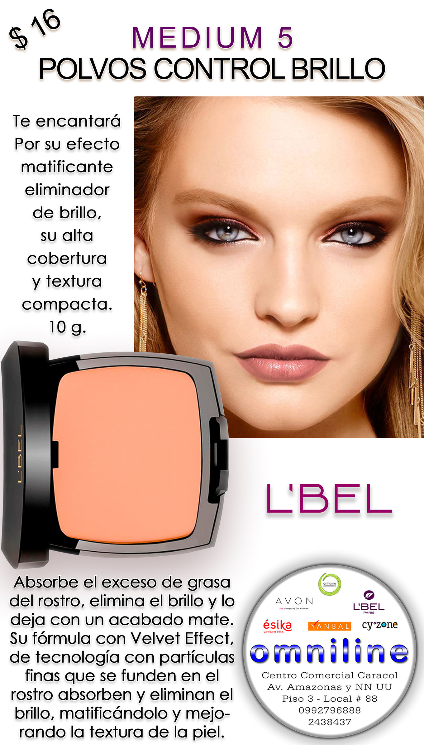 POLVOS CONTROL DE BRILLO MEDIUM 5