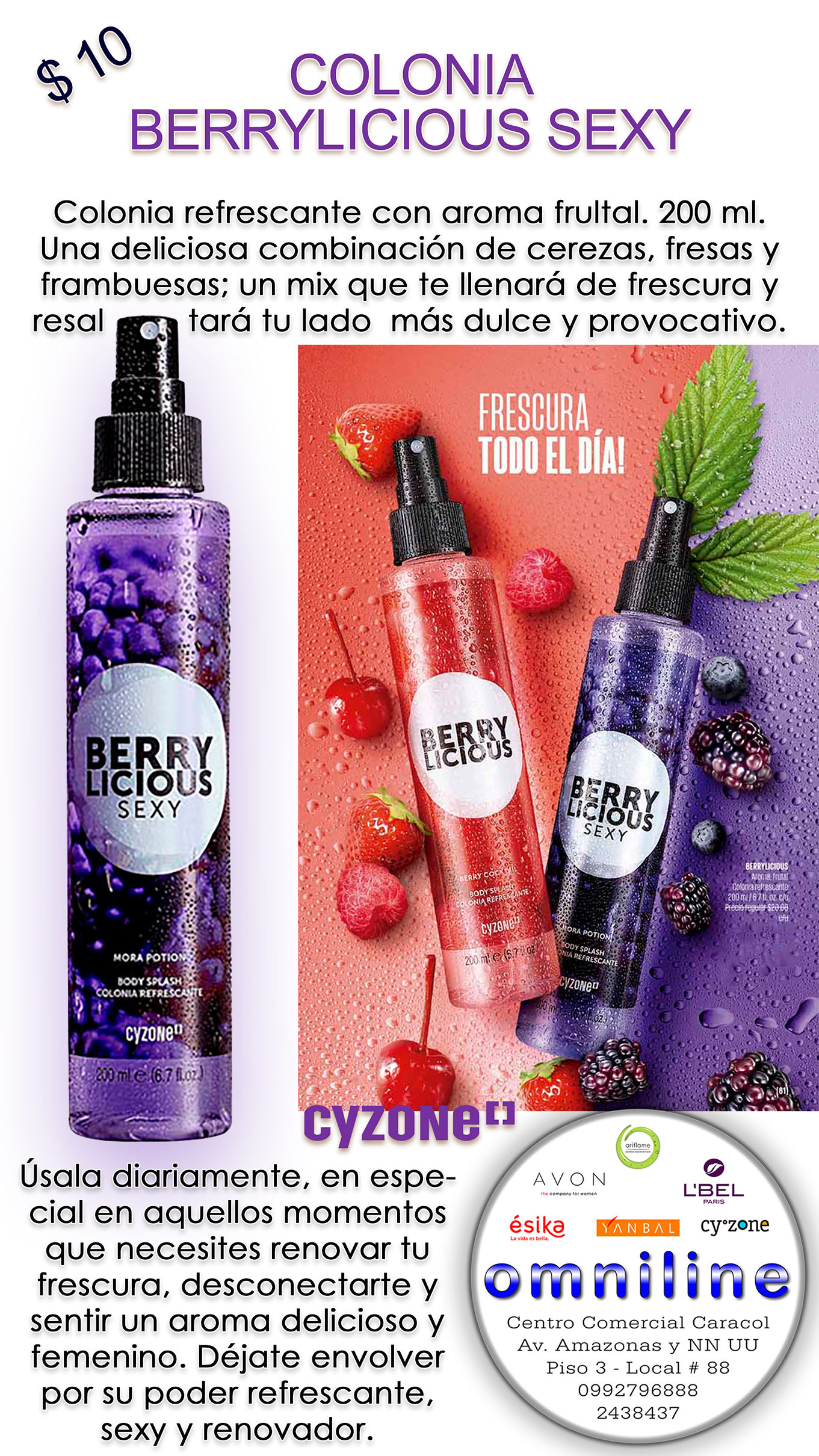 COLONIA BERRYLICIOUS SEXY