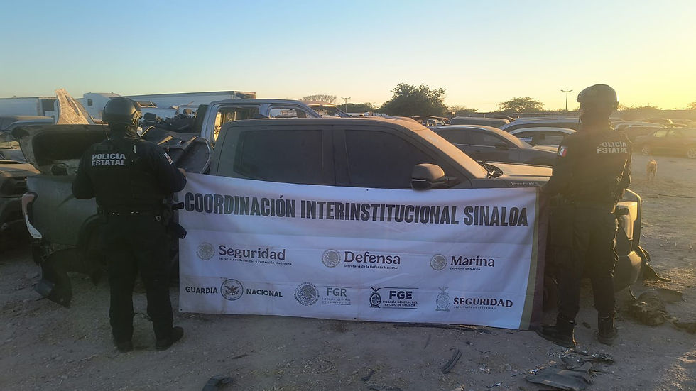 En Mazatlán, el Grupo Interinstitucional recupera nueve vehículos; ocho con reporte de robo y uno con blindaje