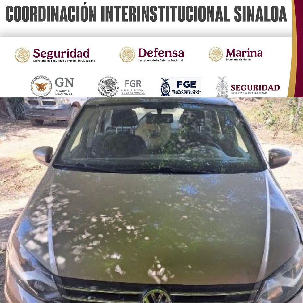 En operativo contra el robo de vehículos en Eldorado y Mocorito, el Grupo Interinstitucional recuperó 4 vehículos robados