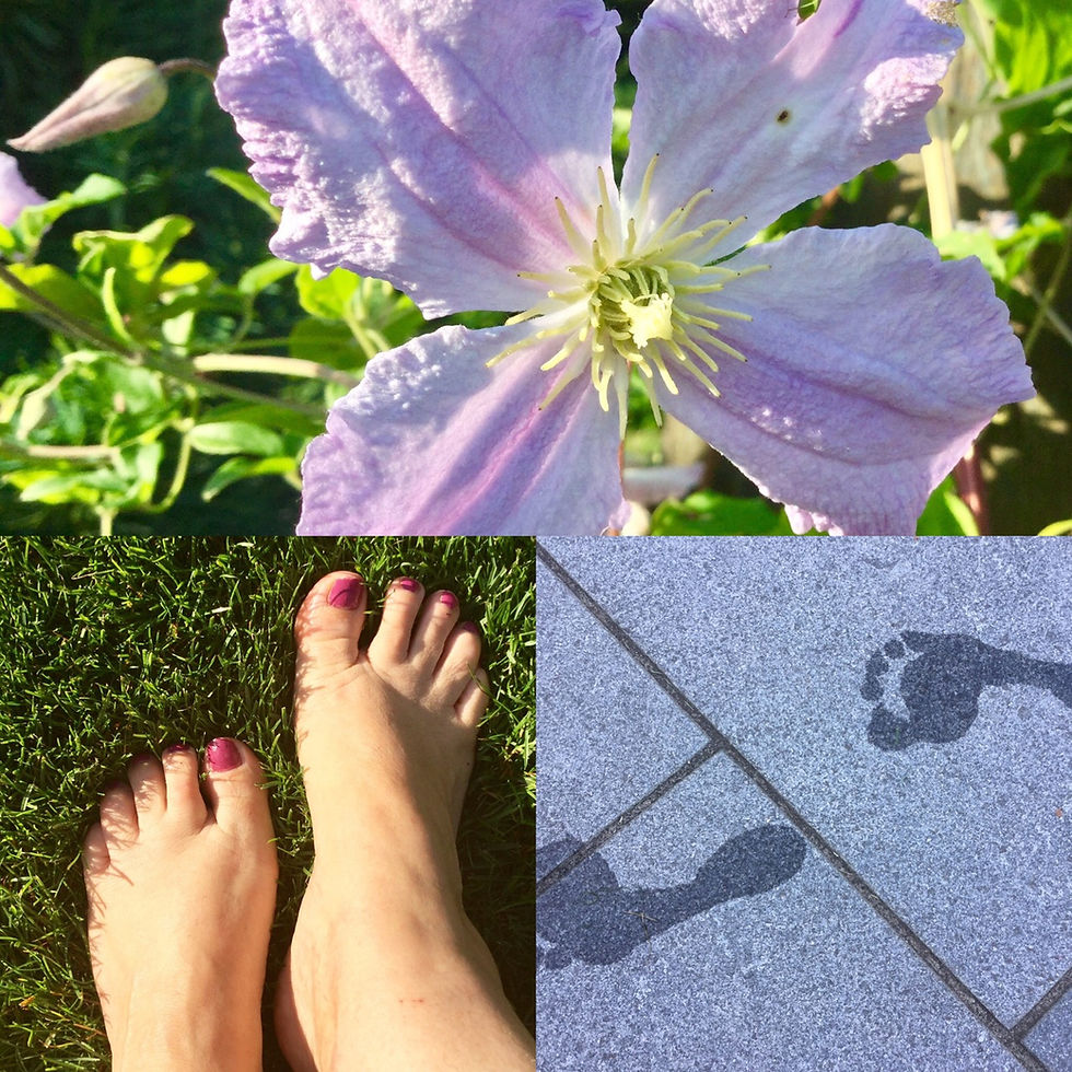 Barfuss im Gras